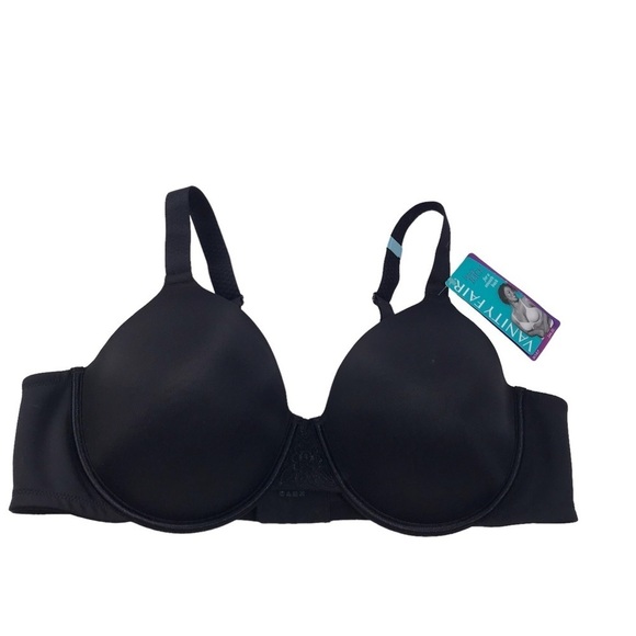 Vanity Fair Women's Beauty Back Full Figure Smoothing Underwire Bra, Black, 44C - Picture 3 of 7